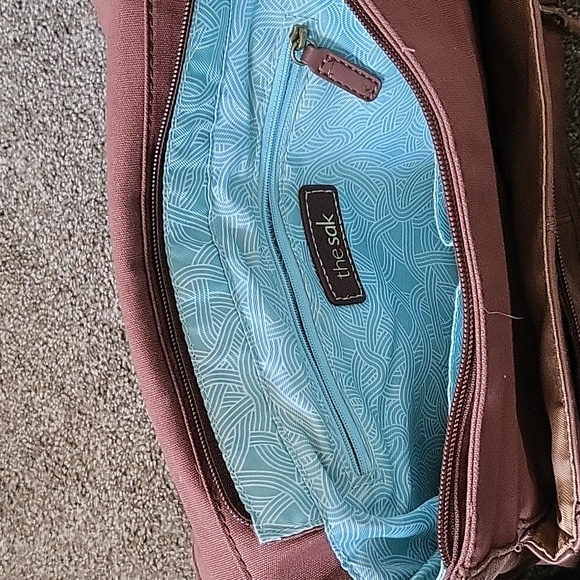 The Sak Ventura Dark Leather Convertible Crossbody Backpack Bag - Picture 6 of 6